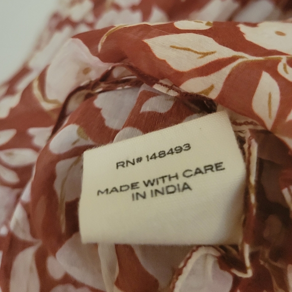 Doen Caramel dress in Red Ambridge Floral, sz s - Picture 14 of 15